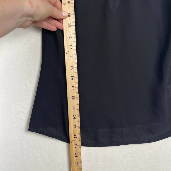 Urban Outfitters Pins & Needles Dramatic Beaded Collar Sheer Black‎ Tank XS - Picture 14 of 15